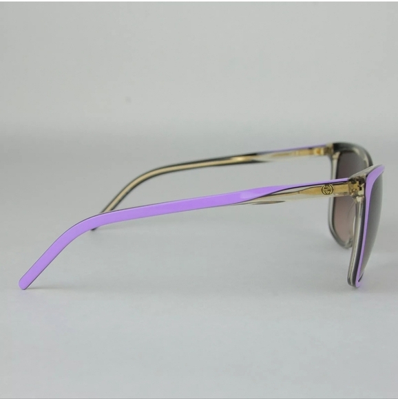 NWT GUCCI Lilac Acetate Sunglasses with Interlocking GG, Beautiful! - Picture 4 of 8